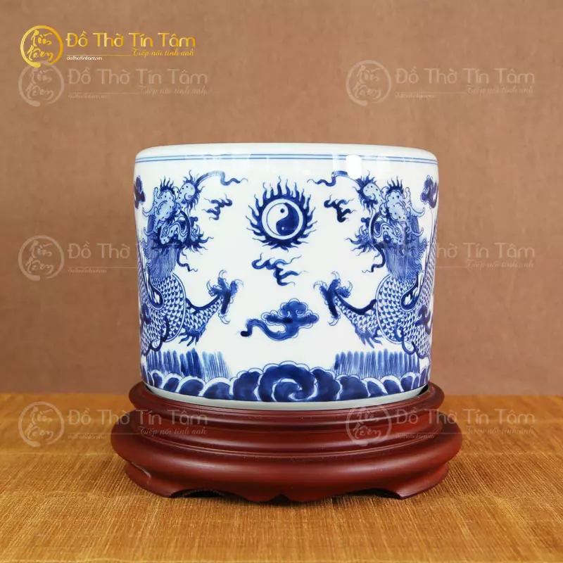 Bát Hương Bát Tràng Họa tiết Rồng