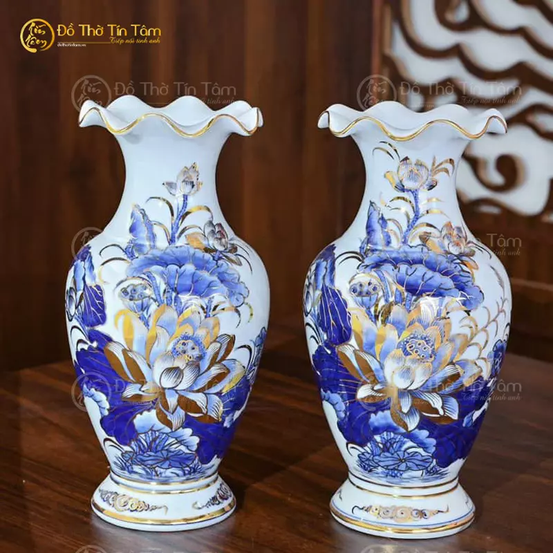 Lọ Hoa bộ đồ thờ thần tài thổ địa