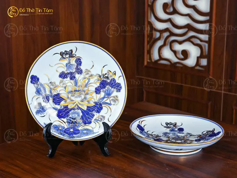 Mâm bồng Bộ đồ thờ thần tài thổ địa
