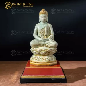 Tượng Phật Thích Ca Men Ngọc Bát Tràng