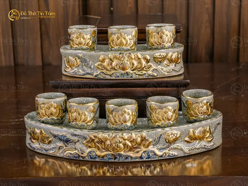 chén kỷ bộ đồ thờ phật