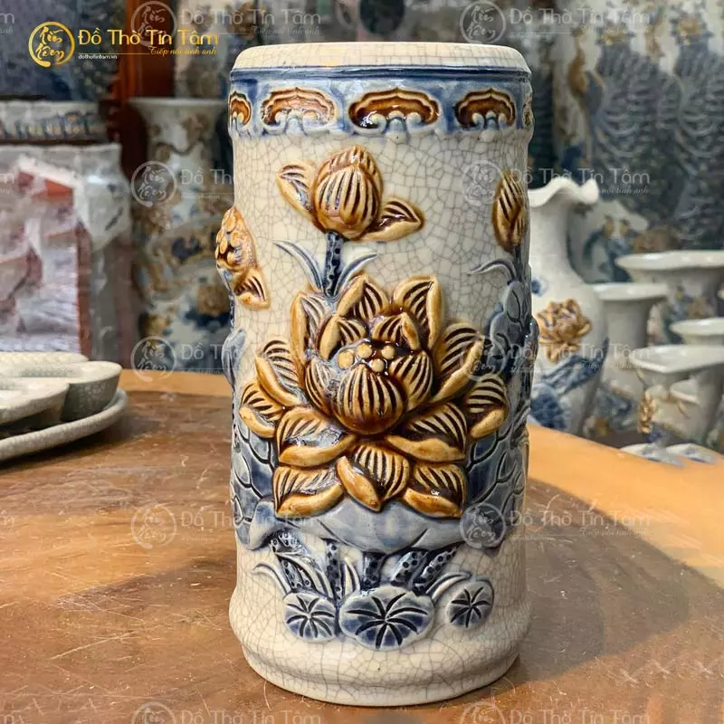ống đựng hương bộ đồ thờ phật