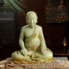 Bảo tượng Phật hoàng Trần Nhân Tông men bạch ngọc