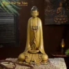 Tượng Phật An Nhiên men hoàng thổ Bát Tràng
