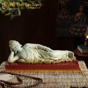 Tương Phật Thích Ca Mâu Ni đẹp men bạch ngọc