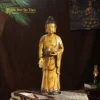 Tượng A di đà đứng men hoàng thổ Bát Tràng