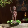 Tượng Phật đản sanh men nâu Bát Tràng