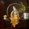 Tượng Ngài Quán Tự Tại men ngọc