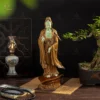 Tượng Gốm Bồ Tát Quán Thế Âm Men Mát