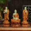 Bộ Tượng Gốm Sa Bà A Nan Ca Diếp Tọa Sen