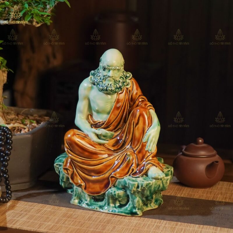 Tượng Gốm Bồ Đề Đạt Ma Sư Tổ