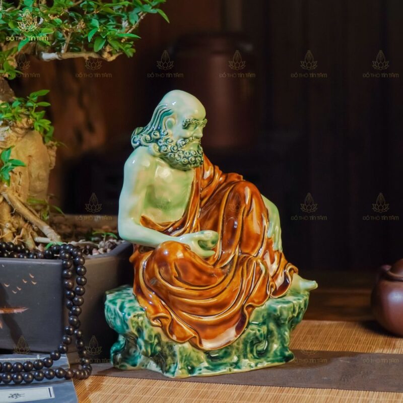 Tượng Gốm Bồ Đề Đạt Ma Sư Tổ