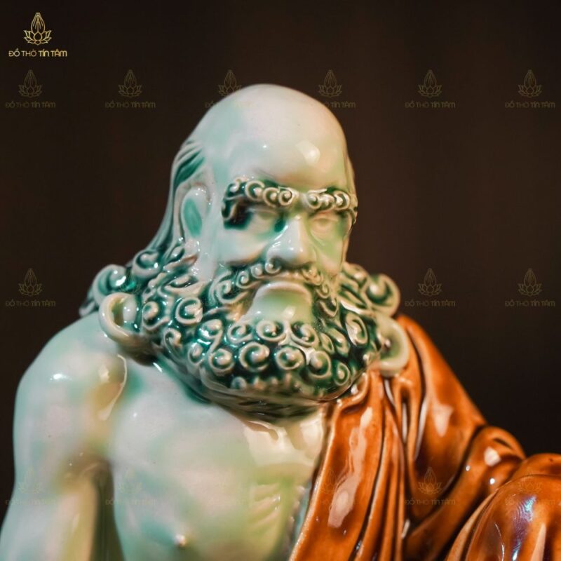 Tượng Gốm Bồ Đề Đạt Ma Sư Tổ