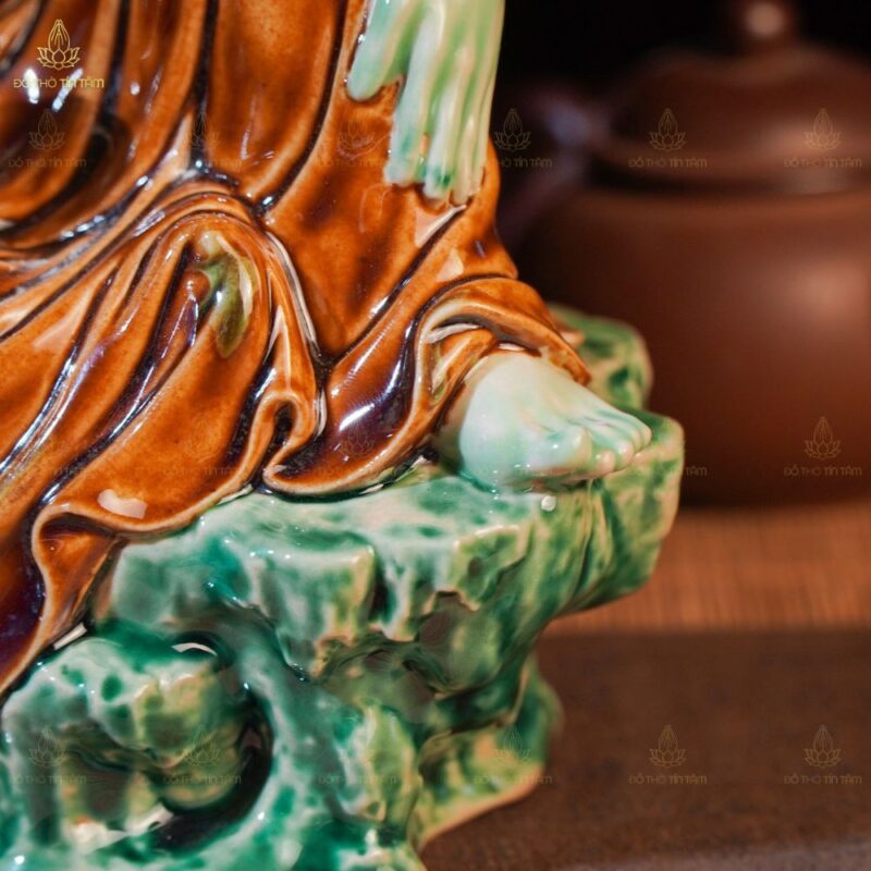 Tượng Gốm Bồ Đề Đạt Ma Sư Tổ