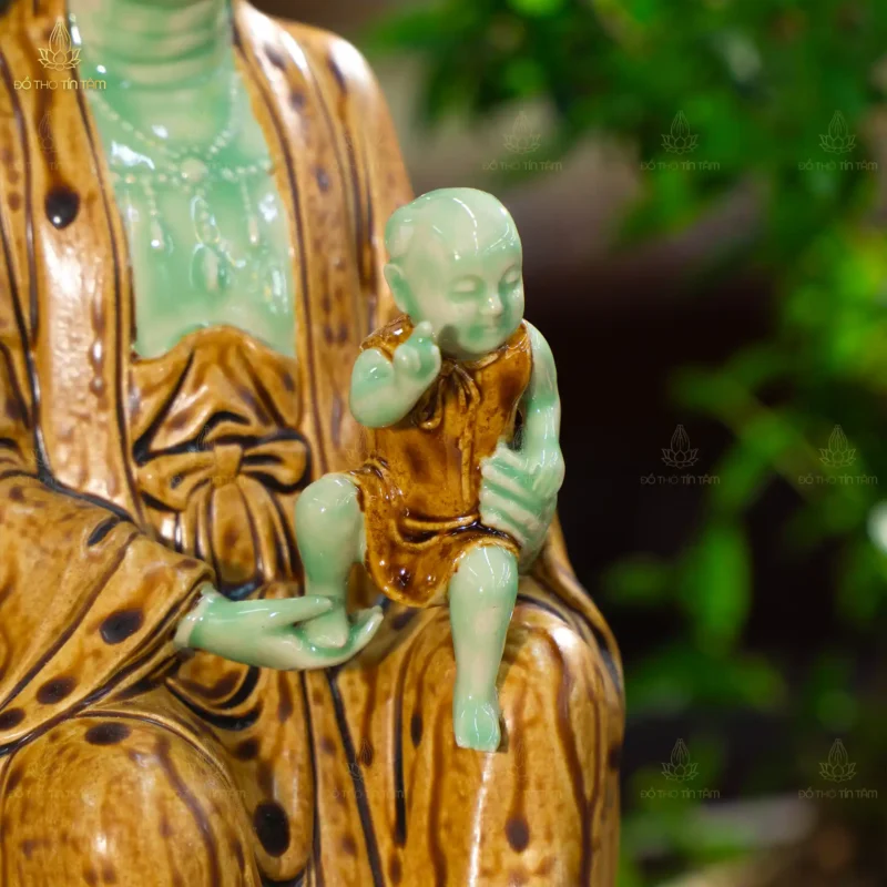 Tượng Quan Âm Tống Tử Men Mát